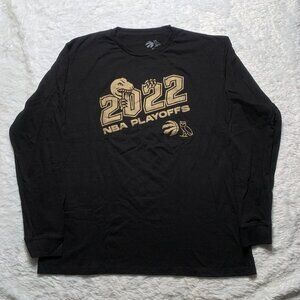 Octobers Very Own OVO Toronto Raptors 2022 NBA Playoffs Long Sleeve Shirt XL